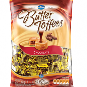 CARAMELOS MASTICABLES BUTTER TOFFEES CHOCOLATE X 822G.