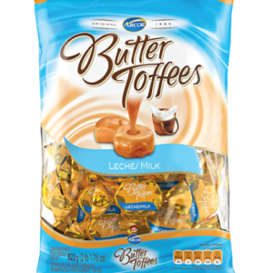 CARAMELOS MASTICABLES BUTTER TOFFEES LECHE X 822G.