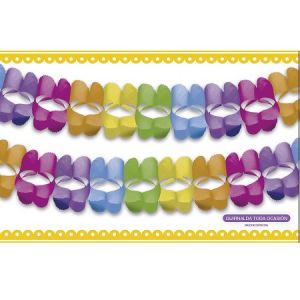 GUIRNALDA FLOR MULTICOLOR N°1 . 3,6 MTS. (1478)