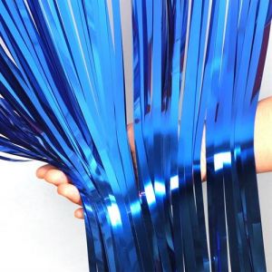 CORTINA PARTY STORE METALIZADA 240 X 90 CM.