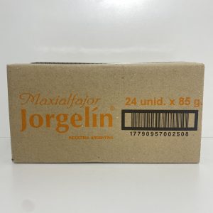 CAJA ALFAJOR JORGELIN BLANCO X 24 UNI.
