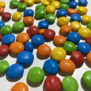 LENTEJAS FRUTALES "PALMESANO" REDONDAS X 100G.