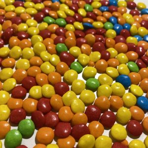 LENTEJAS FRUTALES "PALMESANO" MINI REDONDAS X 100G.