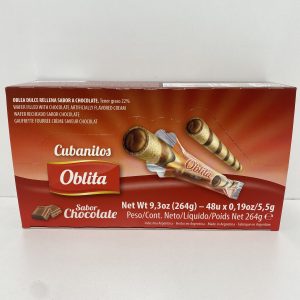 CUBANITOS OBLITA SABOR CHOCOLATE X 48 UNI. (1280)