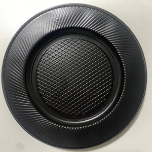 PLATOS DESCARTABLES NEGRO 17 CM X 50 UNI. (1259)