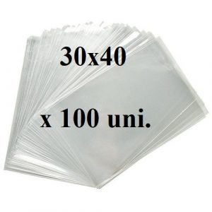 BOLSAS POLIPROPILENO MEDIDA 30x40 X 100 UNI. (996))