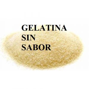 GELATINA SIN SABOR X 10G. (1581)