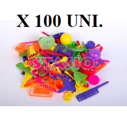 JUGUETES PARA PIÑATA STASIO X 100 UNI.