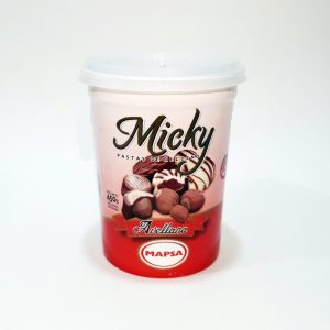 PASTA PARA RELLENO MAPSA "MICKY" SABOR AVELLANAS X 450G. (1508)