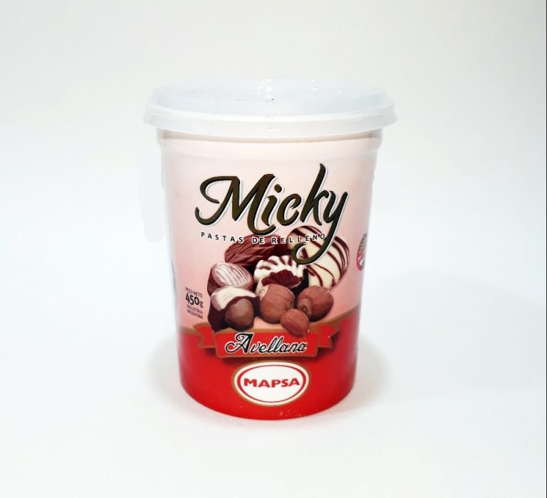 PASTA PARA RELLENO MAPSA "MICKY" SABOR AVELLANAS X 450G. (1508) - Gonic