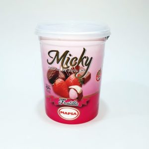 PASTA PARA RELLENO MAPSA "MICKY" SABOR FRUTILLA X 450G. (1507)