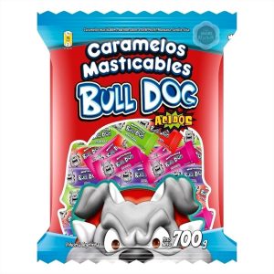 CARAMELOS MASTICABLES BULL DOG FRUTALES X 700G. (1882)