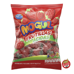 GOMITAS MOGUL FRUTILLAS ACIDAS X 500G.