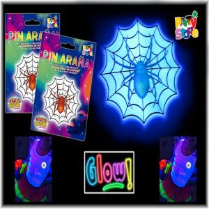PIN ARAÑA LUMINOSO PARTY GLOW (3571)