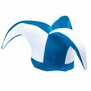 GORRO ARLEQUIN CELESTE Y BLANCO PARTY STORE (6158)