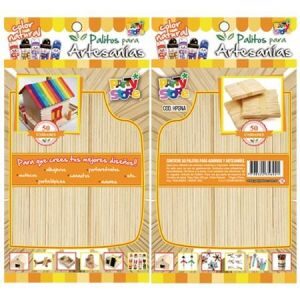 PALITO DE HELADO NATURAL GRANDES x 48u. "PARTY STORE"