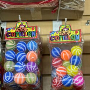 PELOTITAS RAYADAS X 12 UNI. "ROTTI"