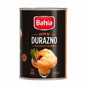 PULPA DE DURAZNO EN LATA X 900 GRS. "BAHIA"