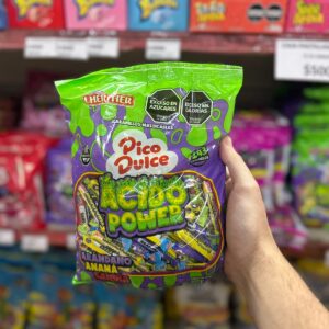 CARAMELOS MASTICABLES PICO DULCE ACIDO POWER X 500 GR.