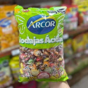 CARAMELOS ARCOS DUROS RODAJAS ACIDAS X 907 GR.