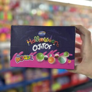 GOMITAS MOGUL OJITOS HALLOWEEN X CAJA 12 UNI.