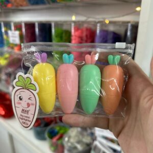 RESALTADORES MINI ZANAHORIAS PASTEL X 4 UNI.