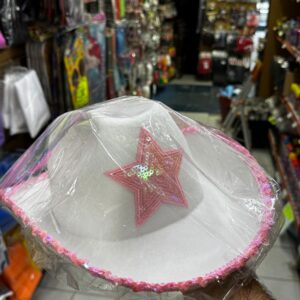 SOMBRERO BLANCO ESTRELLA SHERIFF