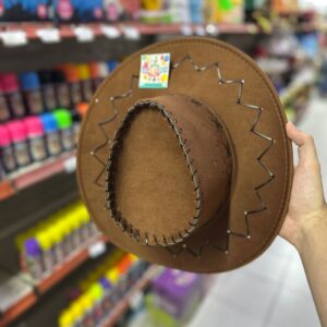 SOMBRERO COWBOY GAMUZA MARRON