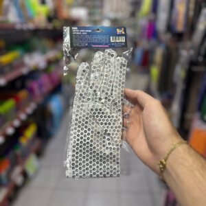 GUANTES LENTEJUELAS MICHAEL (1 MANO)