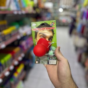 NARIZ DE GOMA CON BOCINA