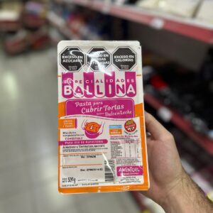 PASTA BALLINA FORMULA H COLOR NARANJA X 500G.
