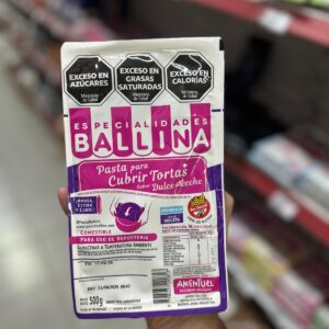 PASTA BALLINA FORMULA H COLOR VIOLETA X 500G.
