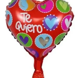Globo forma de corazon de 9 pulgadas te quiero (3131)