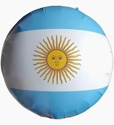 GLOBO METALIZADO BANDERA ARGENTINA