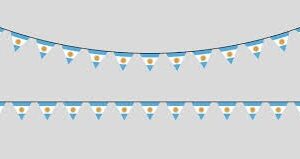 BANDERINES DE ARGENTINA 1.50MTS.