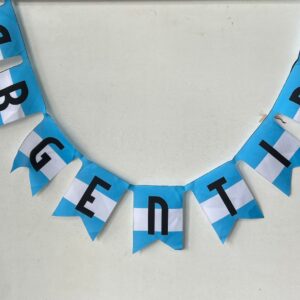 Banderin tela frase Argentina (4169)