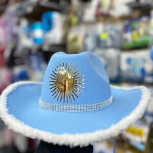 Gorro cawboy boa Argentina sol y luz (4175)