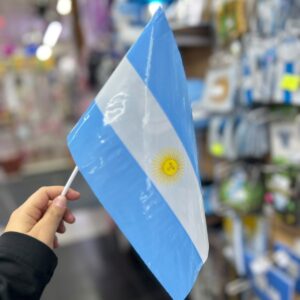 BANDERA PLASTICA ARGENTINA CON PALITO