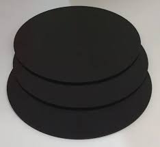 DISCO NEGRO REDONDO FIBROFACIL