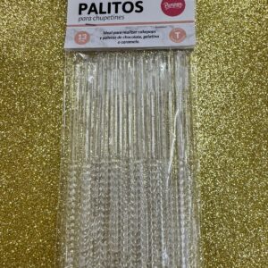 Palito para chupetin cristal Parpen x 24 unid. x 13 cm (6299)