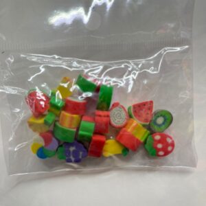Set mini gomas frutas (3013)
