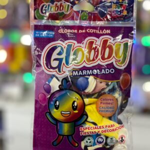Globby x 12" marmolados x 25 uni.