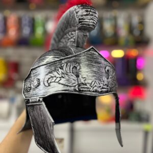Casco Soldado Romano con cresta roja (12013)