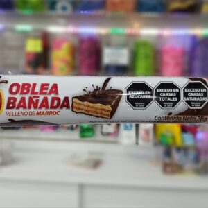 Oblea Bañada x 28 gs Oblibon negra (4302)