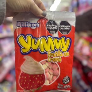 Gomitas Yummy frutillas con crema x 500 gs