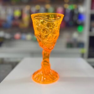 Copa calavera naranja (4328)