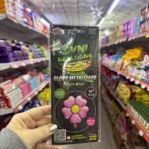 Globo flor rosa (6651)