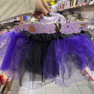 Tutu brujita bicolor para niñas (4369)