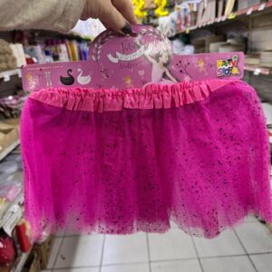 Tutu x 25 cm prima balerina rosa fluo (2684)