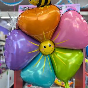 Globo margarita con abeja (4385)